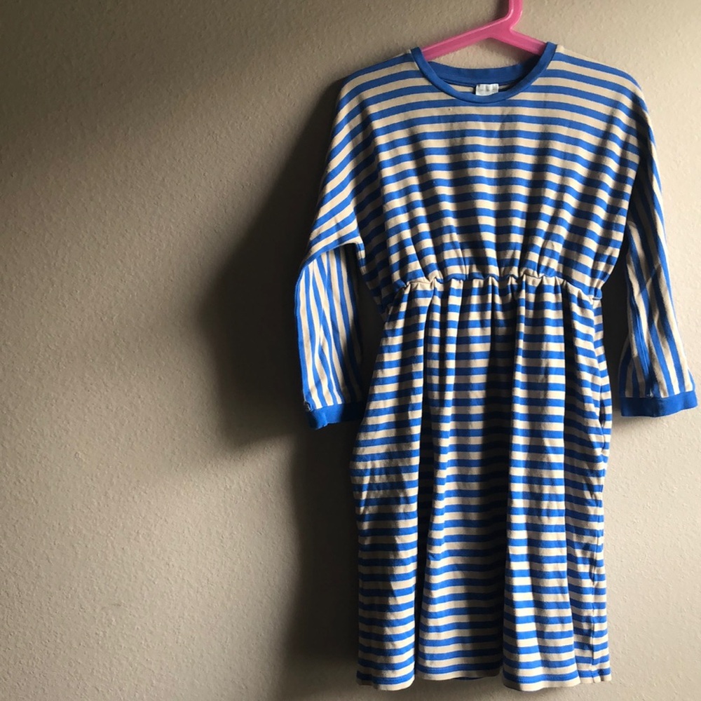 Cos kids striped long dress 100% cotton